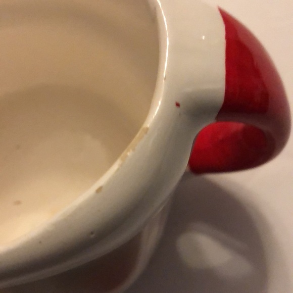 Vintage MCM Ceramic Christmas Santa Claus Mug with Open Eyes - Picture 8 of 9